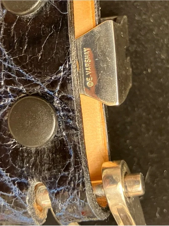 SADDLEBAGS Scottsdale, AZ 14K Gold & .925 Sterling Silver Buckle Alligator Belt - Picture 8 of 10